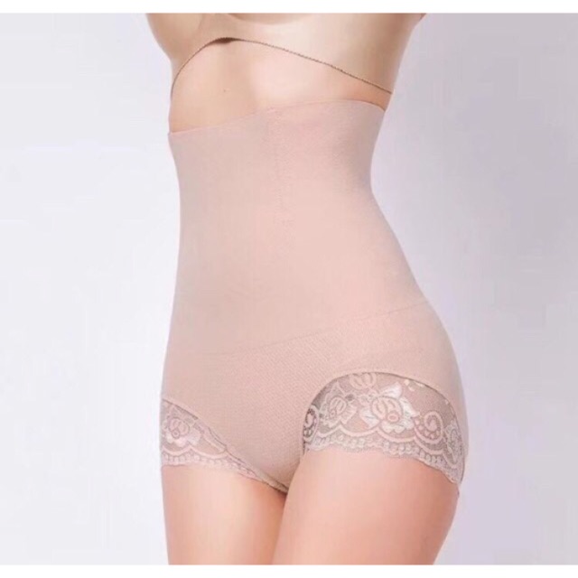 [Mã 12FASHIONSALE1 giảm 10K đơn 50K] (NEW)Quần gen bụng chống cuốn viền ren nhật