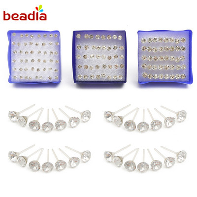 Beadia mùa hè Bộ 20 Đôi Khuyên Tai Nhựa Thời Trang Hàn Quốc Nhiều Màu Sắc（có kèm tặng nút nhựa）