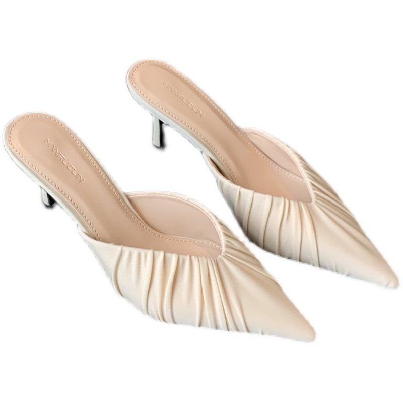 Dép Cao Gót Mũi Nhọn Thời Trang Mùa Hè Dành Cho Nữ