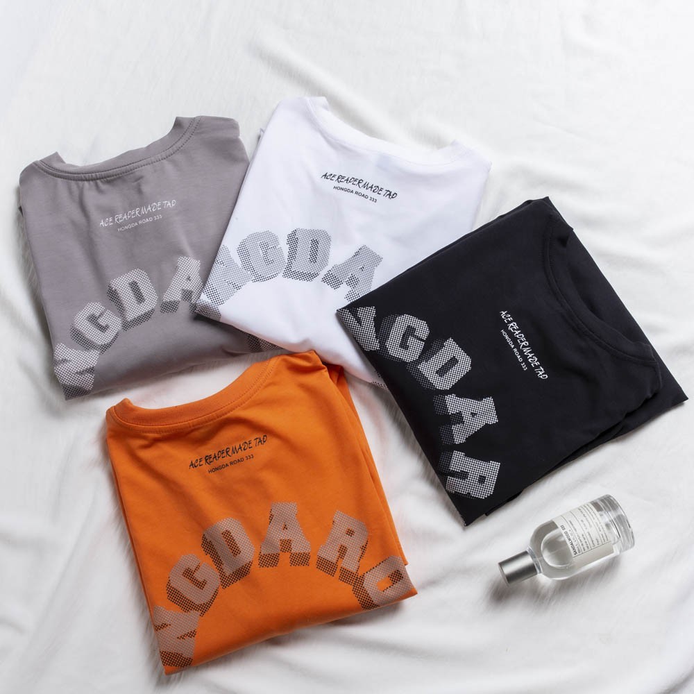Áo thun cổ tròn tay lỡ unisex HOMIES in hình DARO