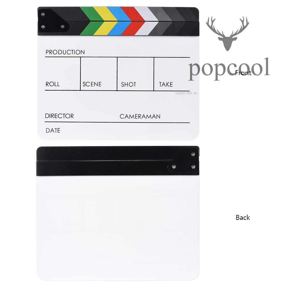 Bảng Clapper Board Kích Thước 10 "X 12" / 24.5x30cm