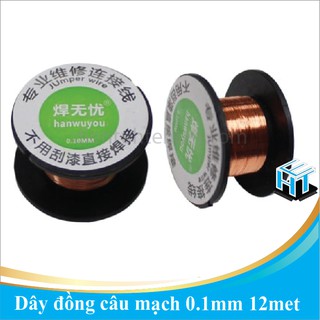 Dây đồng câu mạch 0.1mm 12 mét