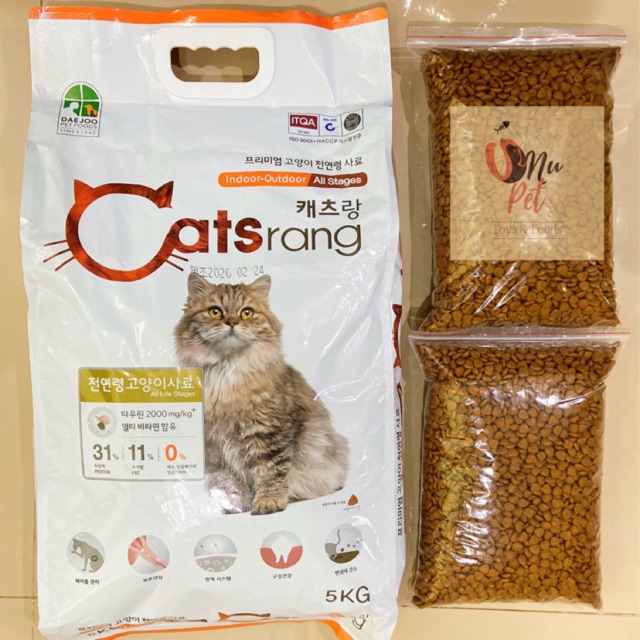 Hạt khô Catsrang cho mèo - Ú Nu Pet