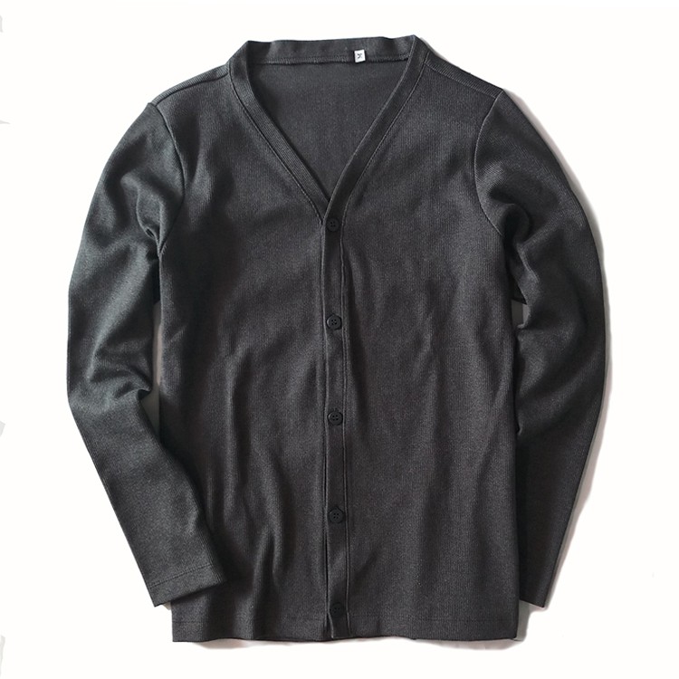 Áo Khoác Cardian Nam Thun Gân Thời Trang KATUSCO A2170, Thun gân mềm, Thoáng mát, Form Slim từ 48-70kg