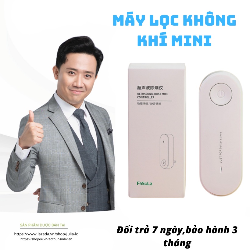 Máy lọc không khí ion âm MINI khử khuẩn,khử mùi thanh lọc không khí - Máy khửi mùi gia đình JULIA LD