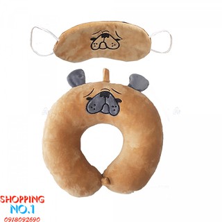 Gối chữ u bịt mắt hoạt hình 28