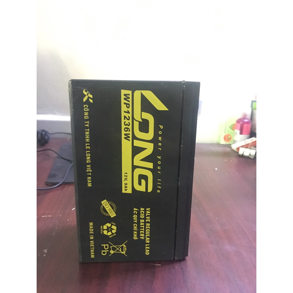 Bình ắc quy Long 12V9Ah MỚI 100%  dành cho bộ lưu điện UPS