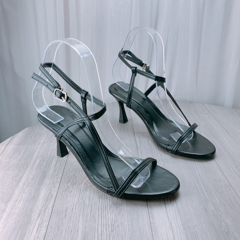 Sandal nữ giày cao gót quai mảnh dáng hàn quốc cực xinh cao 7cm - B82
