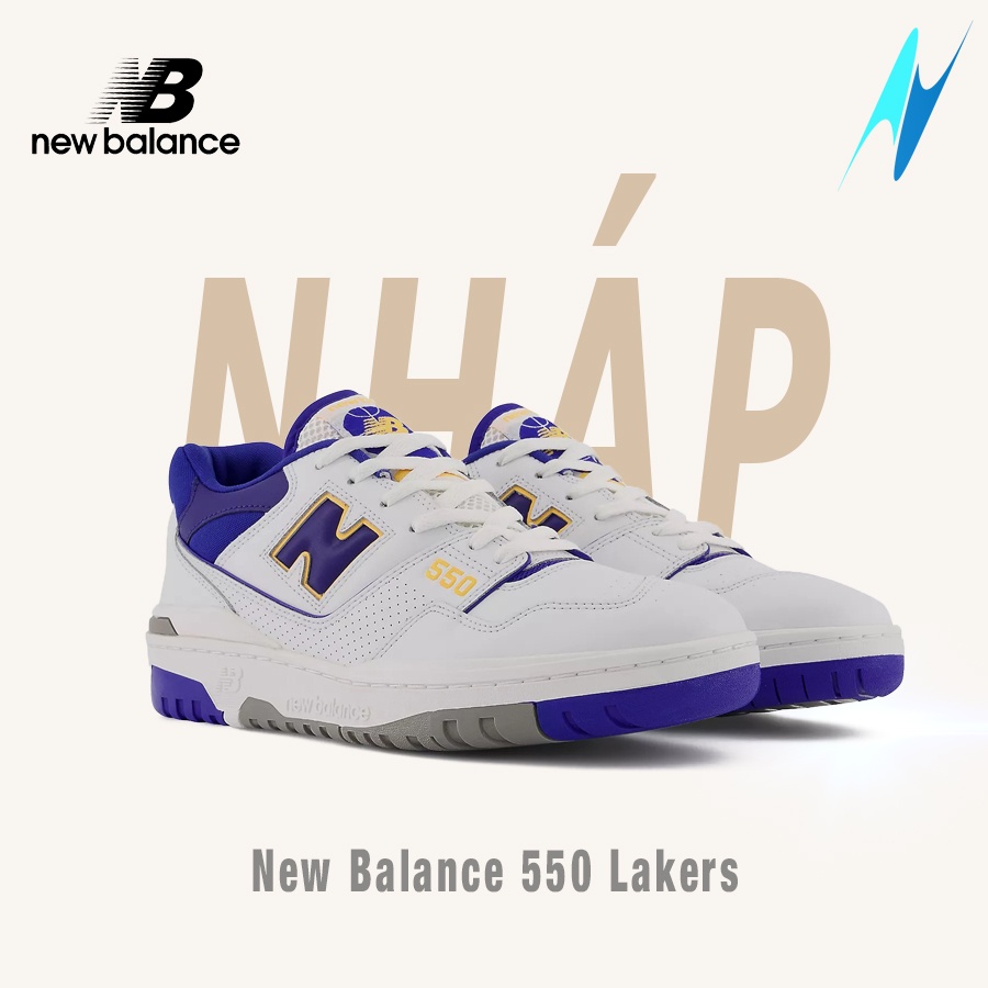 Giày nam New Balance 550 Lakers BB550WTN chính hãng 100%