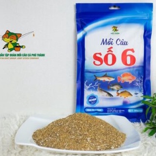 Mồi Câu Số 6 Phú Thành 300g/gói - Mồi Câu Cá Phú Thành