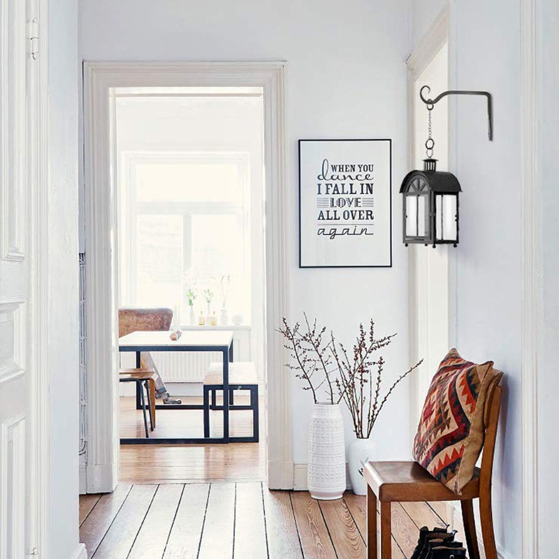 Set 4 Móc Treo Chậu Cây Cảnh / Thức Ăn Cho Chim Cảnh Gắn Tường Tiện Dụng