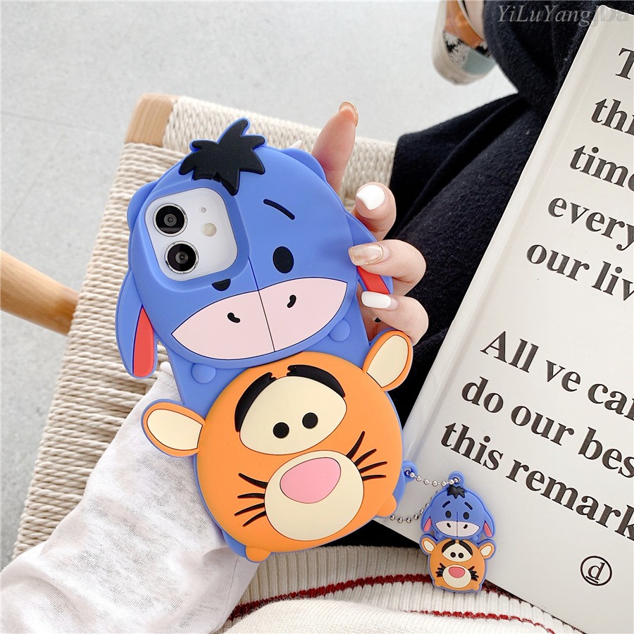 Ốp Điện Thoại Silicon Dẻo Họa Tiết Hoạt Hình Mickey Minnie Cho iPhone 6 6s 7 8 Plus X XR XS 11 12 Mini Pro Max SE 2020