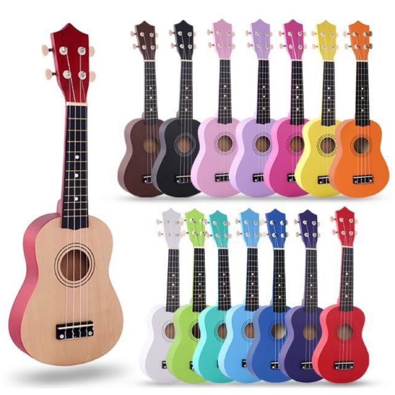 Đàn Ukulele soprano màu trắng