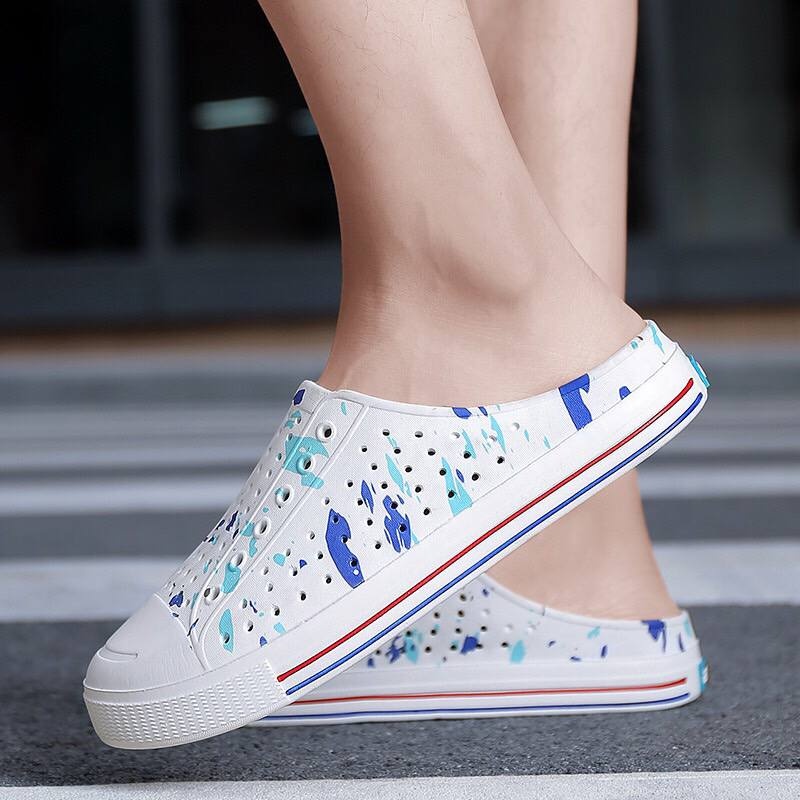 [Jzo Boutique] Dép sục nhựa nam nữ đi mưa, chống nước siêu nhẹ SNN002