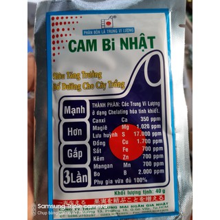 Phân bón lá trung vi lượng Cam Bi Nhật