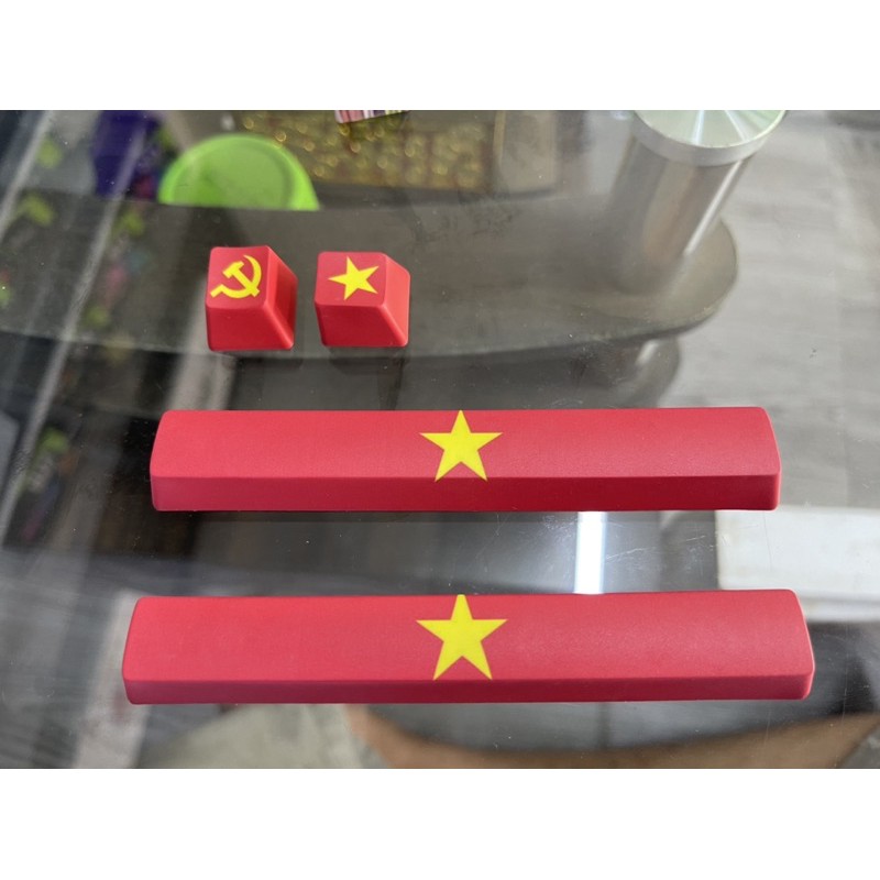 Mẫu phím space nhựa pbt xuyên led