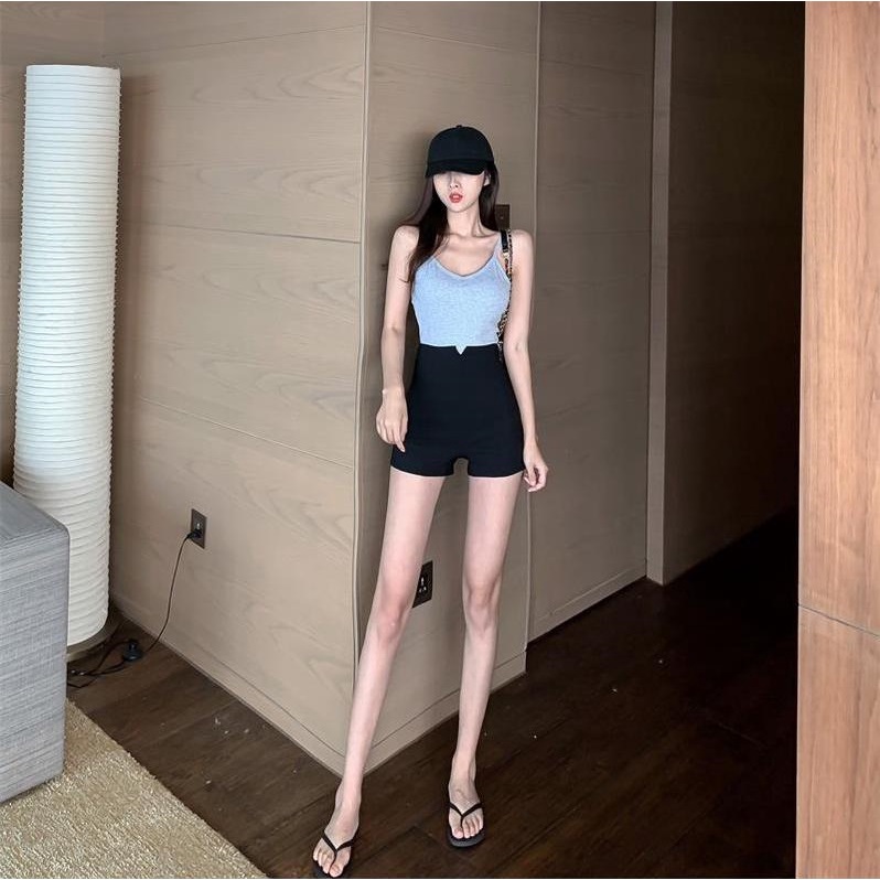 [HCM]  Quần đũi nữ, quần đùi nữ kiểu lưng thun freesize <55kg màu đen SKUQ-30 | BigBuy360 - bigbuy360.vn