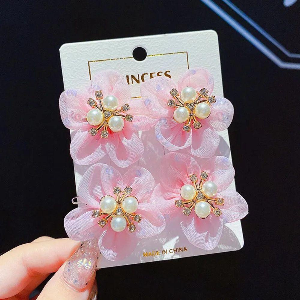 Kẹp Tóc Bện Phong Cách Hàn Quốc Ngọt Ngào Đáng Yêu Cho Bé Gái