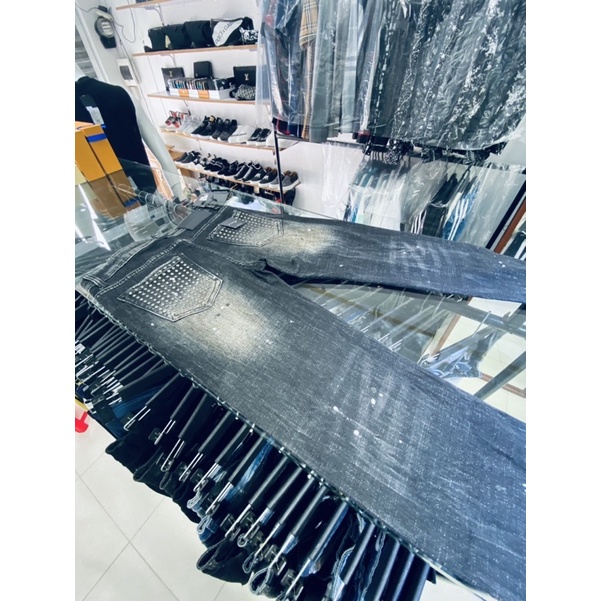 Quần jean thời trang nam dáng côn, Quần bò dài btshop từ 50 đến 80 kg