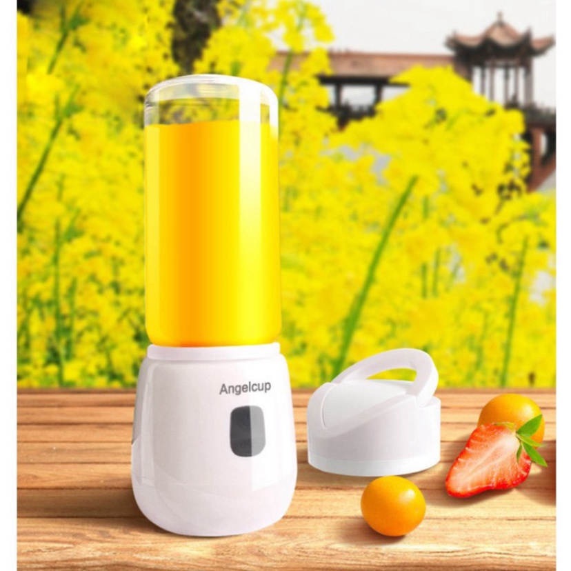 Máy xay sinh tố cầm tay ANGEL CUP 2 cối thuỷ tinh công suất lớn - Máy xay đa năng 6 lưỡi di động