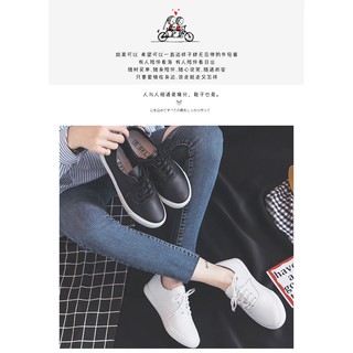 [Sẵn Trắng 37,38] Giày ulzzang trắng và đen #893