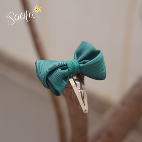 Kẹp Tóc Mái Đính Nơ Phong Cách Hàn Quốc Xinh Xắn - HP005 - SAOLA KIDS CLOTHING