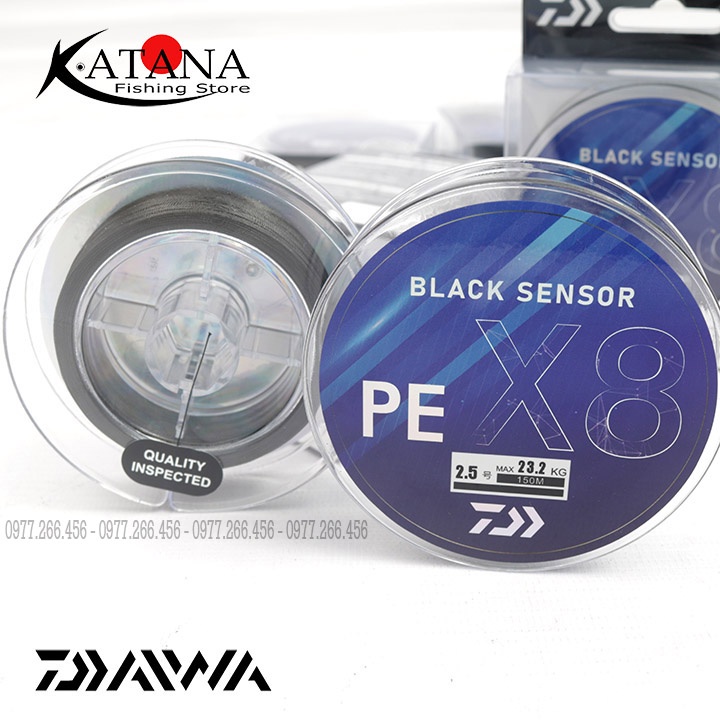 Dây Pe Daiwa Black Sensor X8 150m - New 2021