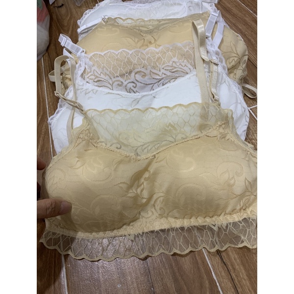 ÁO BRA VẢI BÔNG ÉP CÓ MÓC CÀI SAU LƯNG