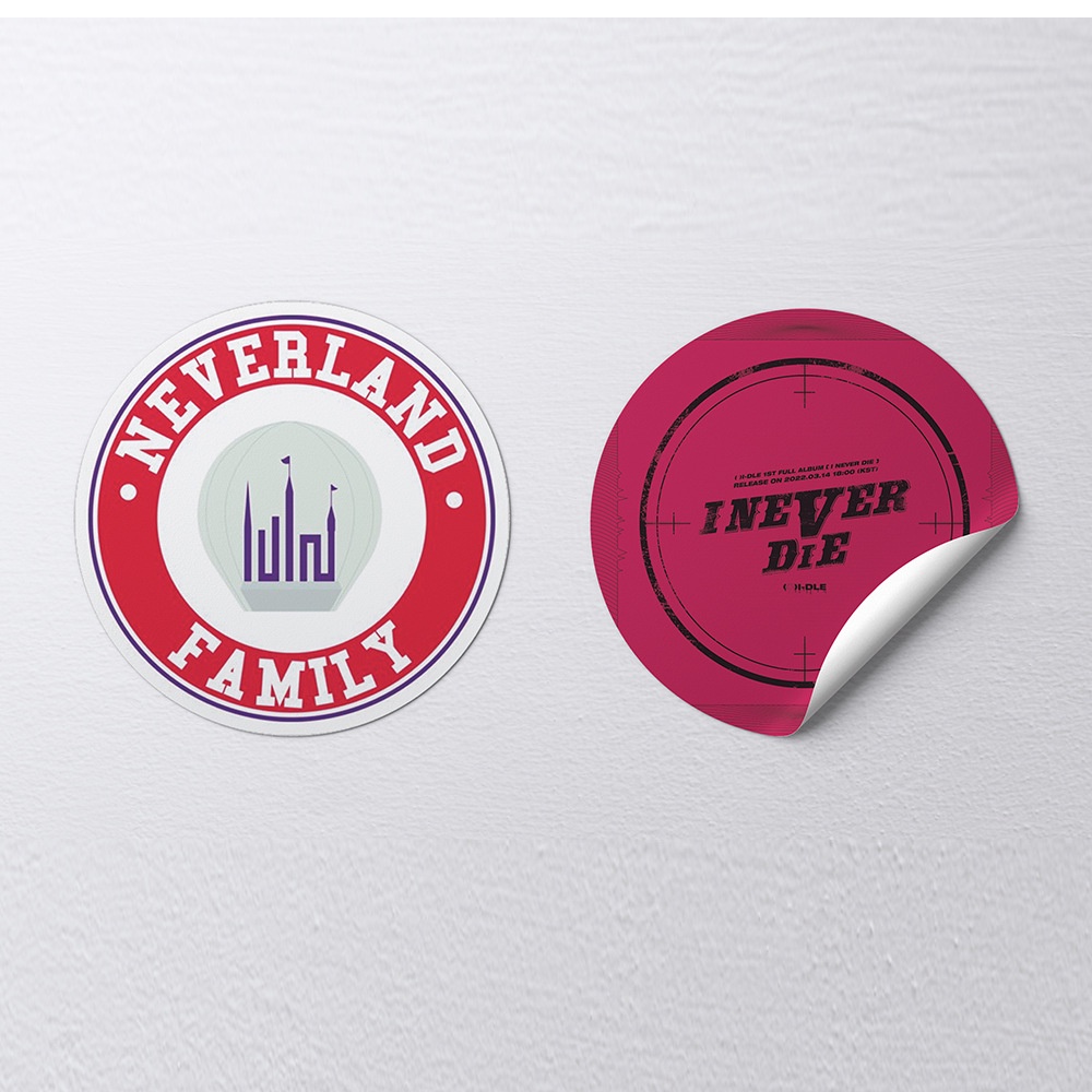 G-IDLE Album I NEVER DIE Stickers Phone Luggage Tag Diy Sticker