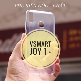 Ốp Trong Vsmart Joy 1+ Đen ( Trong)