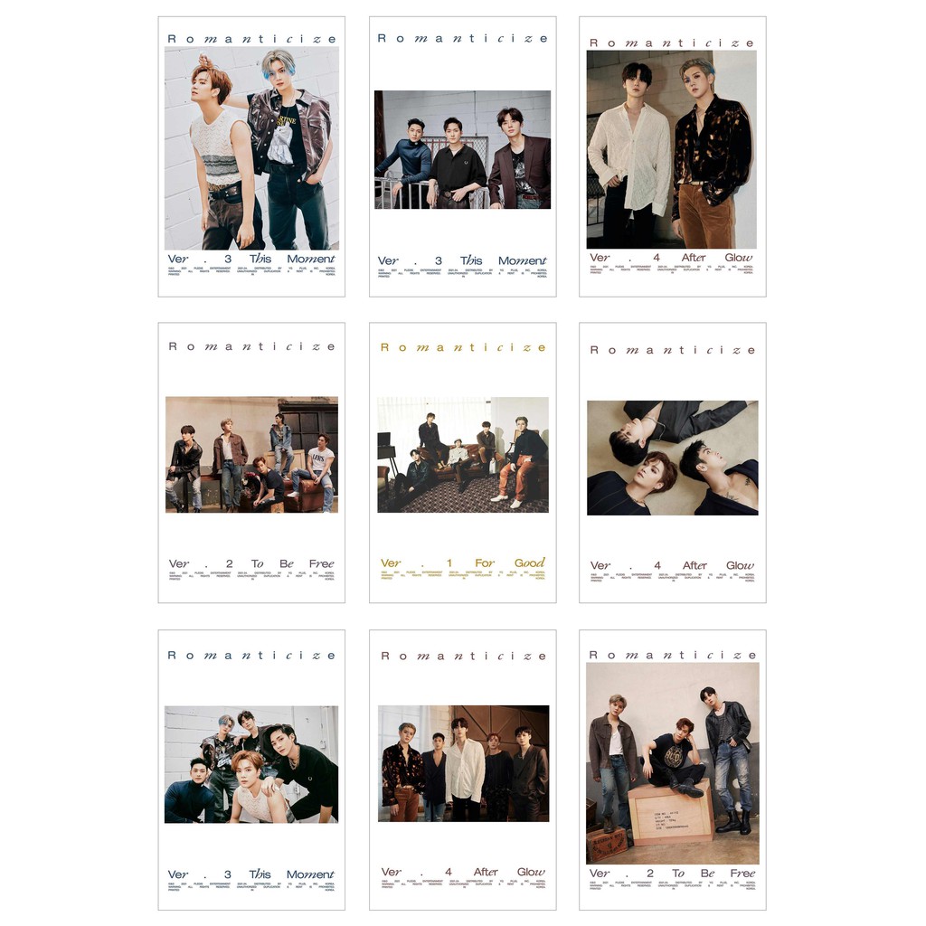Lomo Card 27 Ảnh NUEST - Romanticize Teaser Photos