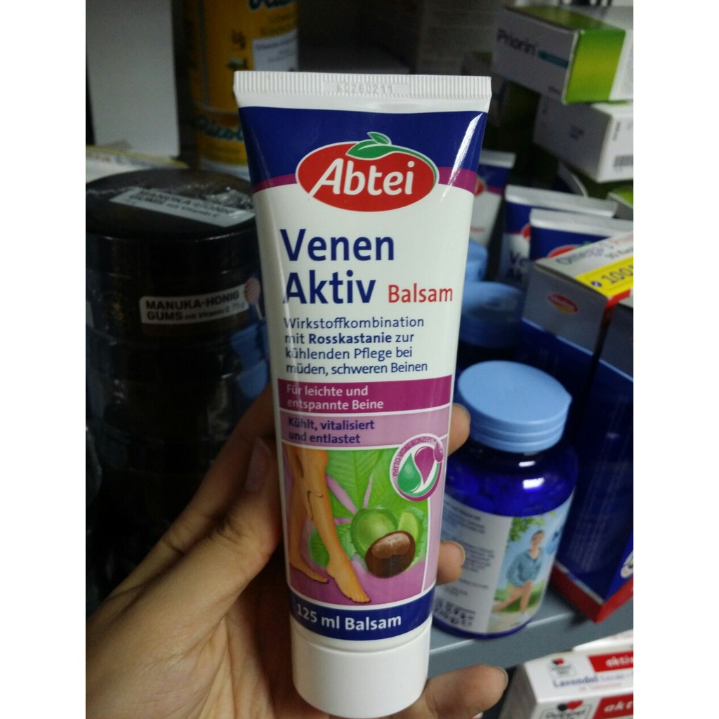 Kem thoa giãn tĩnh mạch chân Abtei 125ml