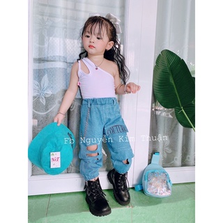 Áo lệch vai cho bé