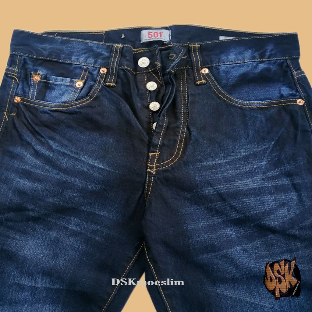 Quần Jeans Nam Ống Đứng Phong Cách Nhật Bản Levis 501