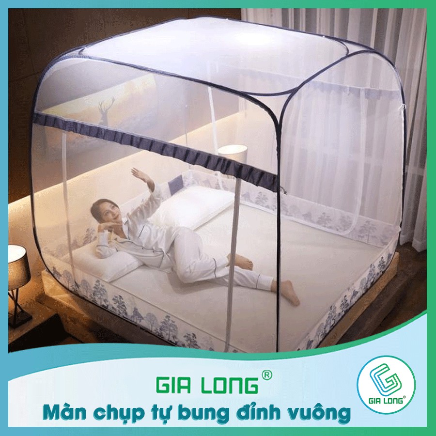 MÀN CHỤP ĐỈNH RỘNG CÓ CHÂN VIỀN VẢI CAO CẤP GIA LONG BẢO HÀNH CHÍNH HÃNG 1 NĂM