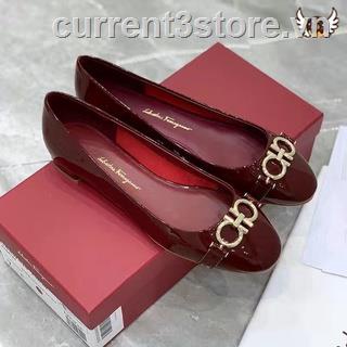 ❏▧ Giày Lười Da Bóng Đế Dày Cho Nữ