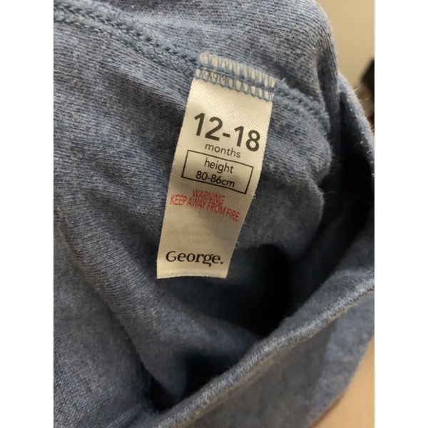 SET 4 QUẦN GEOGRE 12-18m