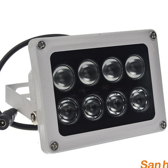 Đèn led ánh sáng trắng hỗ trợ camera nhìn đêm cảm biến thông minh