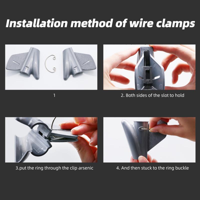 Kẹp ống HDOORLINK bảo vệ dây cáp xoắn ốc linh hoạt gọn gàng cao cấp tiện dụng