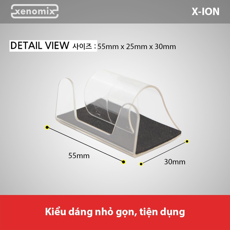 [Mã BMBAU50 giảm 10% đơn 99k] Giá Đỡ Điện Thoại Mini Trong Suốt XENOMIX XION Nhập Khẩu Chính Hãng