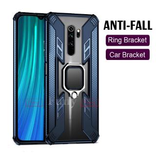 Ốp lưng cứng phối kính trong cho điện thoại Xiaomi Redmi Note 8 Pro