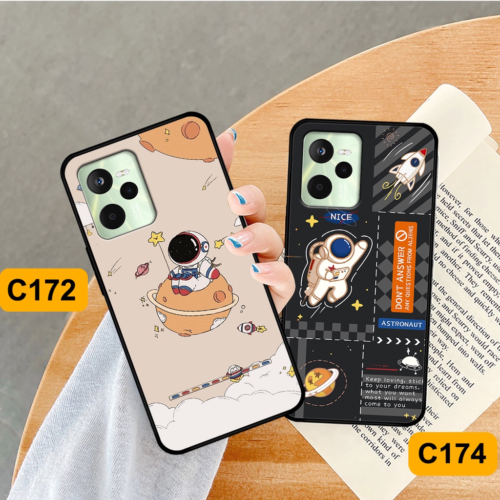 Ốp Realme C35 in hình astronaut, phi hành gia vũ trụ hottrend, độc đáo, cá tính.