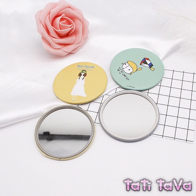 Gương mini Hàn Quốc Giá rẻ siêu kute Tatitava