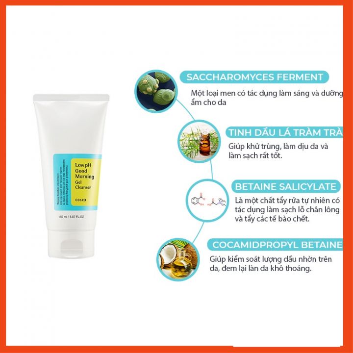 Sữa rửa mặt Cosrx  cân băng độ PH cho da 150ml