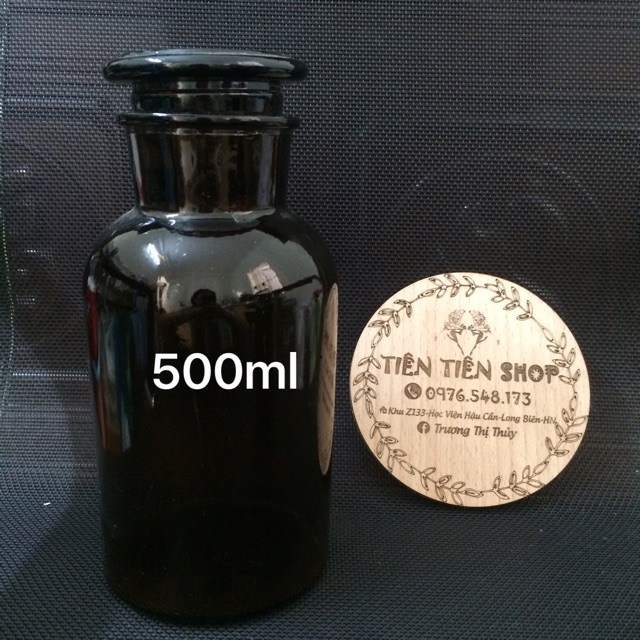 Lọ thuỷ tinh 500ml đựng chè