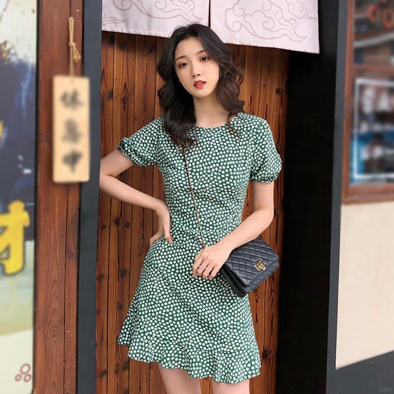 Đầm Voan Hoa Xinh Xắn Dành Cho Nữ / Size M-2Xl