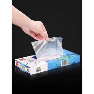 Găng tay nilon thần thánh hộp 200 cái