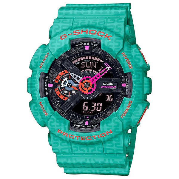 Đồng Hồ Casio Nam Dây Nhựa Chính Hãng G-SHOCK GA-110SGG-3ADR