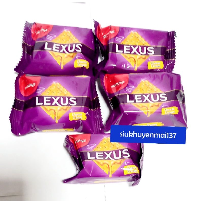 bánh qui lexus nhân bơ đậu phộng/phô mai 190 gr - malaysia