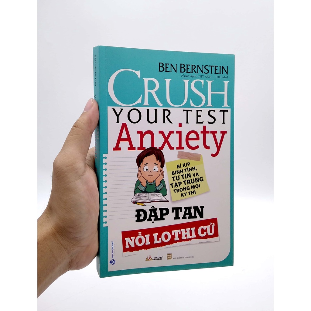Sách - Đập Tan Nổi Lo Thi Cử - Crush Your Test Anxiety